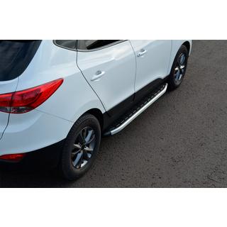 Fullmond sidetrin (2 stk., aluminium) Kia Sportage 2010–2015 foto 3