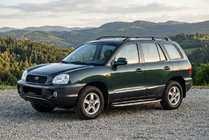 Hyundai Santa Fe 1 2000–2006 Fullmond sidetrin (2 stk., aluminium) foto 1