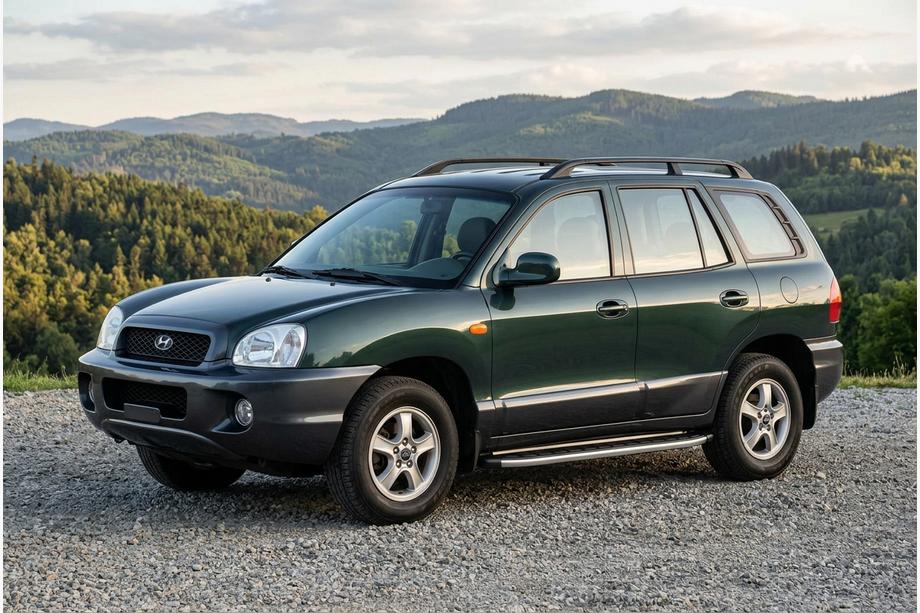 Hyundai Santa Fe 1 2000–2006 Fullmond sidetrin (2 stk., aluminium) Image