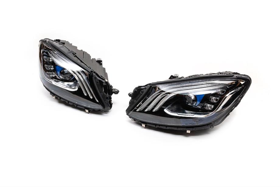 Mercedes S-klasse W222 2013–2022 Facelift-forlygter foran med styreenheder (OEM) Image