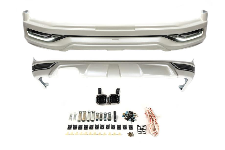 Toyota Land Cruiser 200 2007–2021 Bodykit 2016↗ (Modelista V2-LED) Hvid farve Image