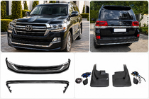 Toyota Land Cruiser 200 2007–2021 Komplet bodykit 2016-2021 (Executive 2019) Hvid farve foto 1