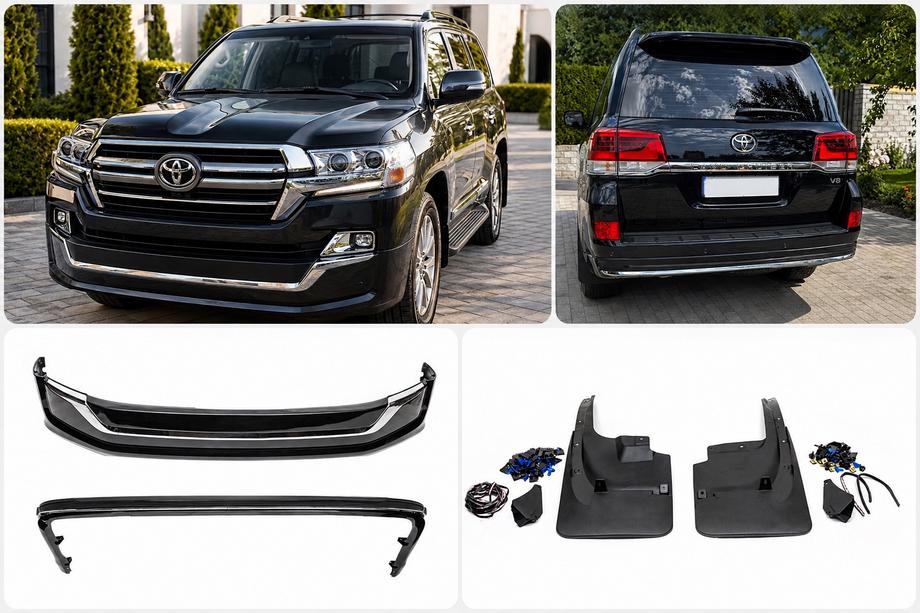 Toyota Land Cruiser 200 2007–2021 Komplet bodykit 2016-2021 (Executive 2019) Hvid farve Image