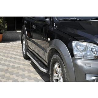 Fullmond sidetrin (2 stk., aluminium)