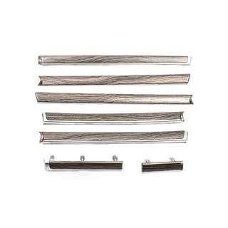 Træindlæg til døre (mørkt træ) Toyota Land Cruiser 200 2007–2021 foto 1
