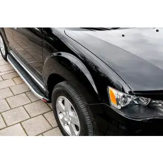 Fullmond sidetrin (2 stk., aluminium) foto 1