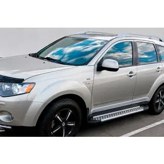 Sidetrin Allmond Grey (2 stk., aluminium) foto 1