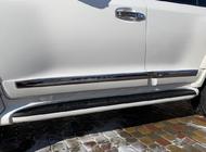 Toyota Land Cruiser 200 2007–2021 Sæt dørlister (2008-2016) Hvid farve (BKT) foto 1