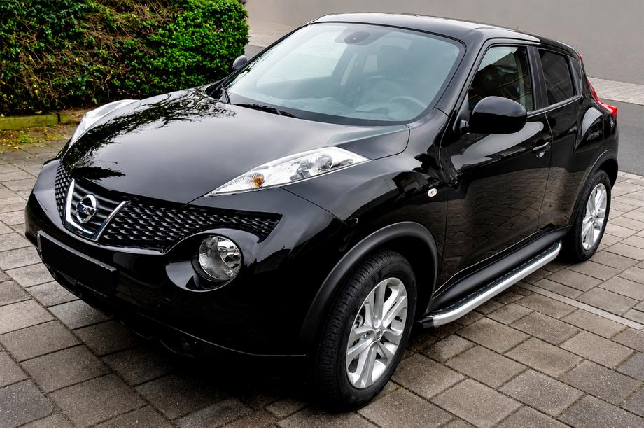 Nissan Juke 2010–2019 Fullmond sidetrin (2 stk., aluminium) Image