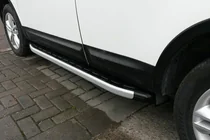 Nissan Qashqai 2007–2010 Fullmond sidetrin (2 stk., aluminium) foto 1
