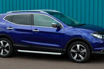 Nissan Qashqai 2007–2010 Fullmond sidetrin (2 stk., aluminium) foto 3