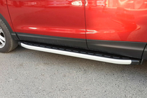 Nissan Qashqai 2010–2014 Sidetrin Fullmond (2 stk., alu.) foto 2