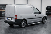 Opel Combo 2002–2012 Fullmond sidetrin (2 stk., aluminium) foto 1