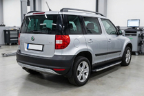 Skoda Yeti 2009–2017 Fullmond sidetrin (2 stk., aluminium) foto 1