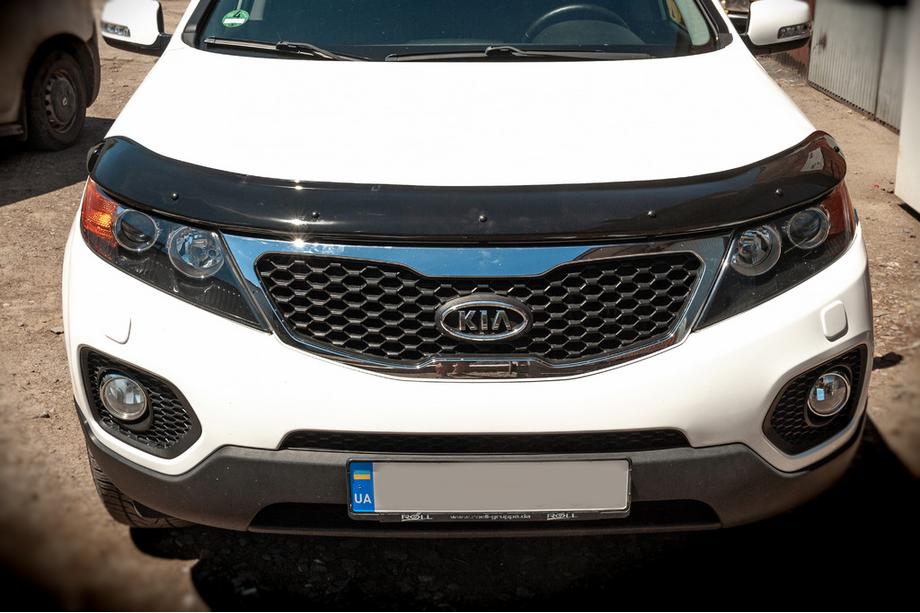Kia Sorento II XM 2009–2014 Motorhjelmsdeflektor 2009-2012 (EuroCap) Image