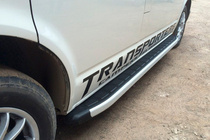 Volkswagen T5 Multivan 2003–2010 Fullmond sidetrin (2 stk., alu) Kort akselafstand foto 2