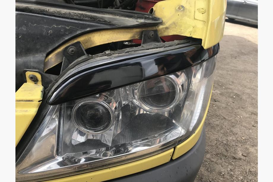 Mercedes Sprinter W901/902/903/904/905 1995–2006 Øjenlåg til forlygter (sort, ABS, 2000-2006) Sort højglans Foto 4