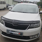 Skoda Rapid 2012–2019 Stenslagsbeskytter til motorhjelm (EuroCap) foto 3