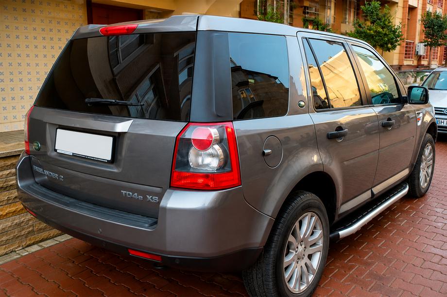 Land Rover Freelander II 2006–2014 Fullmond sidetrin (2 stk., aluminium) Image
