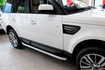 Range Rover Sport 2005–2013 Fullmond sidetrin (2 stk., aluminium) foto 1