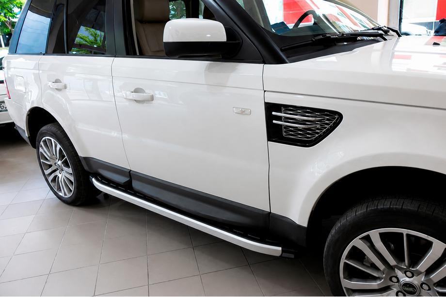 Range Rover Sport 2005–2013 Fullmond sidetrin (2 stk., aluminium) Image