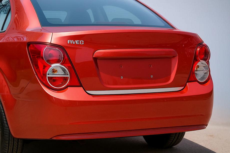 Chevrolet Aveo T300 2011–2020 Bagklapkantliste (Sedan, rustfrit stål) Image