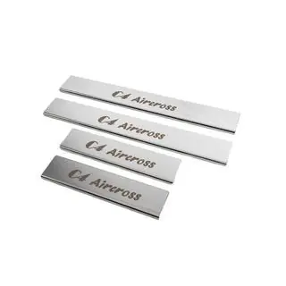 Dørtrinslister Carmos (4 stk., rustfrit stål) Citroen C-4 Aircross 2012–2017 foto 2