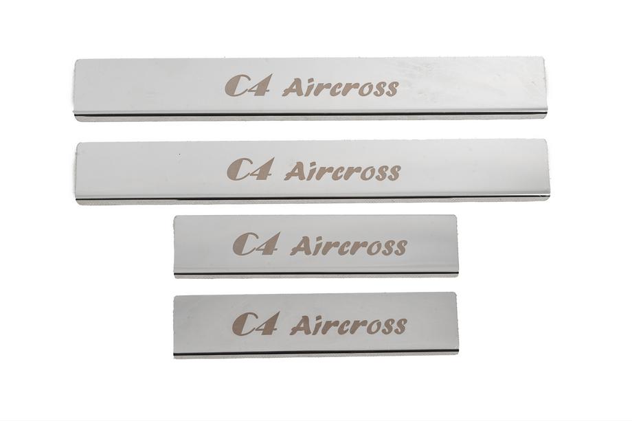 Citroen C-4 Aircross 2012–2017 Dørtrinslister Carmos (4 stk., rustfrit stål) Image