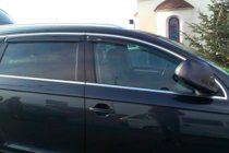 Audi Q7 2005–2015 Vindafvisere til sideruder med kromliste (4 stk., HIC) foto 2