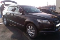 Audi Q7 2005–2015 Vindafvisere til sideruder med kromliste (4 stk., HIC) foto 6