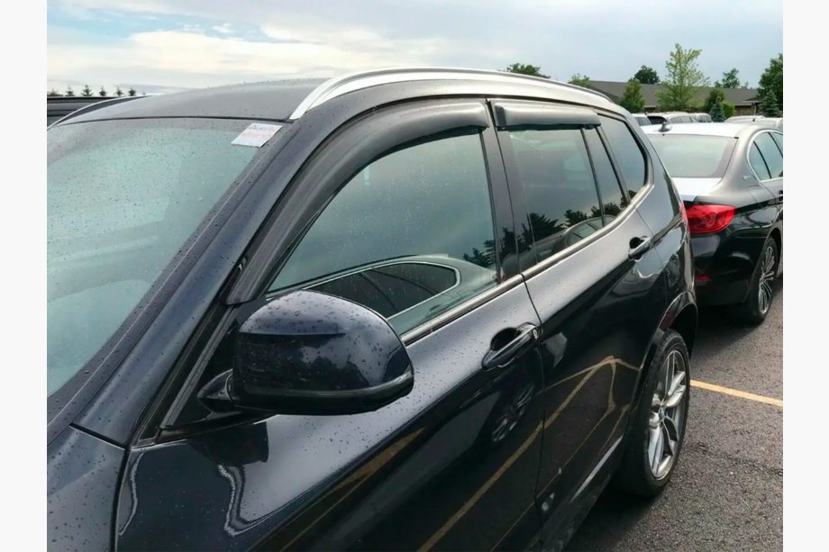 BMW X3 F25 2011–2018 Vindafvisere til sideruder (4 stk., HIC) Image