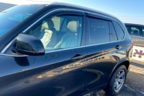BMW X5 F15 2013–2018 Vindafvisere til sideruder med kromliste (4 stk., HIC) foto 8