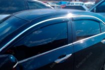 Honda Accord VIII 2008–2012 Vindafvisere med kromliste SD (4 stk., HIC) foto 2