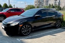 Honda Civic Sedan X 2016–2021 Vindafvisere til sideruder (4 stk., HIC) foto 3