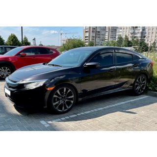 Vindafvisere til sideruder (4 stk., HIC) Honda Civic Sedan X 2016–2021 foto 3