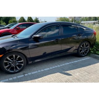 Vindafvisere til sideruder (4 stk., HIC) Honda Civic Sedan X 2016–2021 foto 1