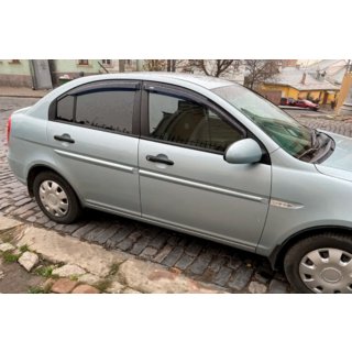 Vindafvisere til sideruder (4 stk., HIC) Hyundai Accent 2006–2010 foto 2