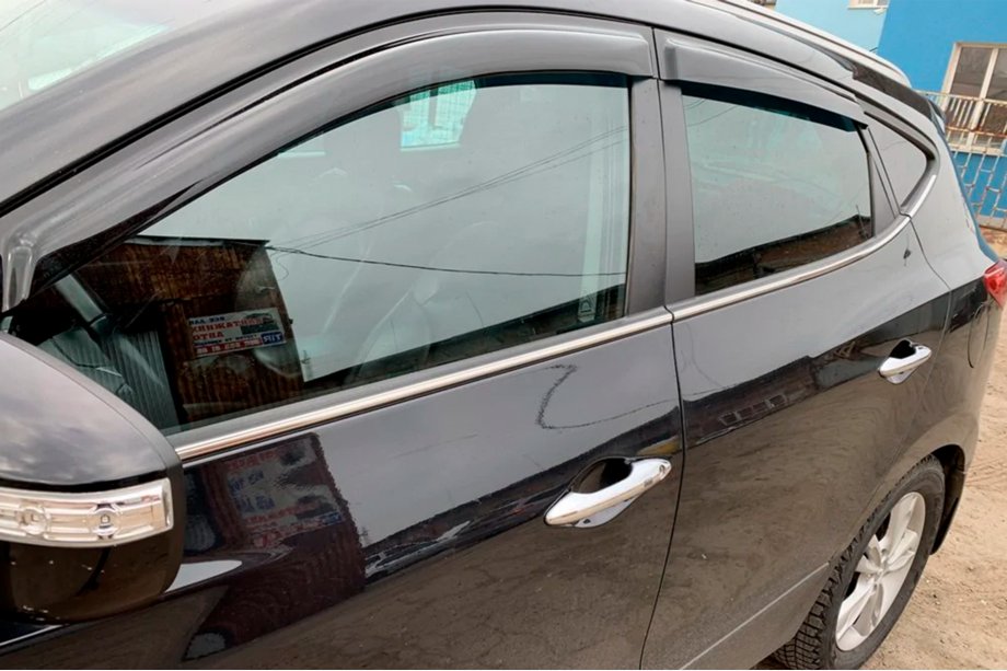 Hyundai IX-35 2010–2015 Vindafvisere til sideruder (4 stk., HIC) Image