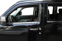 Jeep Wrangler 2007–2017 Dørgrebscovers (rustfrit stål) foto 1