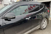 Hyundai Santa Fe 3 2012–2018 Vindafvisere med kromliste Long (4 stk., HIC) foto 1