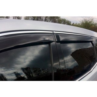 Vindafvisere med kromliste Long (4 stk., HIC) Hyundai Santa Fe 3 2012–2018 foto 4