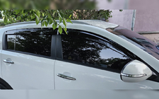 Kia Sportage 2010–2015 Vindafvisere til sideruder (4 stk., HIC) foto 3