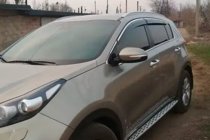 Kia Sportage 2015–2021 Vindafvisere til sideruder med kromliste (4 stk., HIC) foto 3