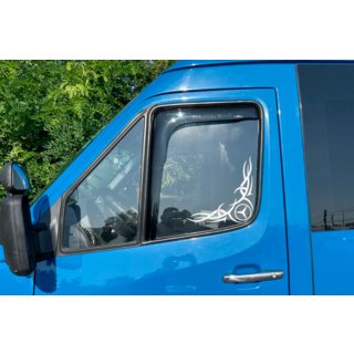 Vindafvisere, indstik (2 stk., HIC) Mercedes Sprinter W901/902/903/904/905 1995–2006 foto 2