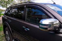 Mitsubishi Pajero Sport 2008–2015 Vindafvisere til sideruder (4 stk., HIC) foto 10