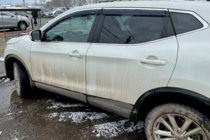 Nissan Qashqai 2014–2021 Vindafvisere til sideruder med kromliste (4 stk., HIC) foto 2