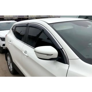 Vindafvisere til sideruder med kromliste (4 stk., HIC) Nissan Qashqai 2014–2021 foto 1
