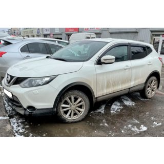 Vindafvisere til sideruder med kromliste (4 stk., HIC) Nissan Qashqai 2014–2021 foto 4