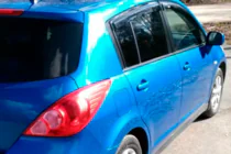 Nissan Tiida 2004–2011 Vindafvisere til vinduer HB (4 stk., HIC) foto 7