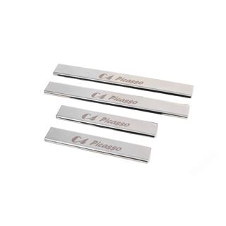 Carmos dørtrinslister (4 stk., rustfrit stål) Citroen C-4 Picasso 2006–2013 foto 3
